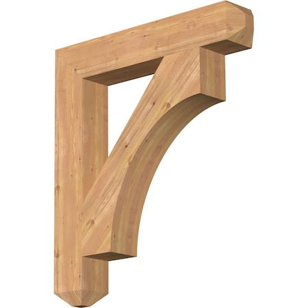 Ekena Millwork Westlake Craftsman Smooth Bracket, Western Red Cedar, 5 1/2"W x 34"D x 38"H BKT06X34X38WTL04SWR